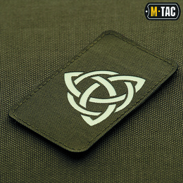 M-Tac нашивка Трикветр Laser Cut Ranger Green/GID. Фото 2
