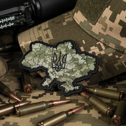M-Tac нашивка Україна з тризубом ММ14