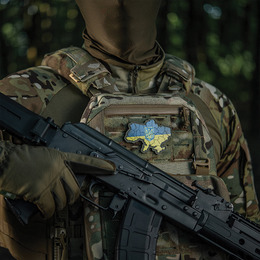 M-Tac нашивка Україна з гербом жовто-синій. Фото 3