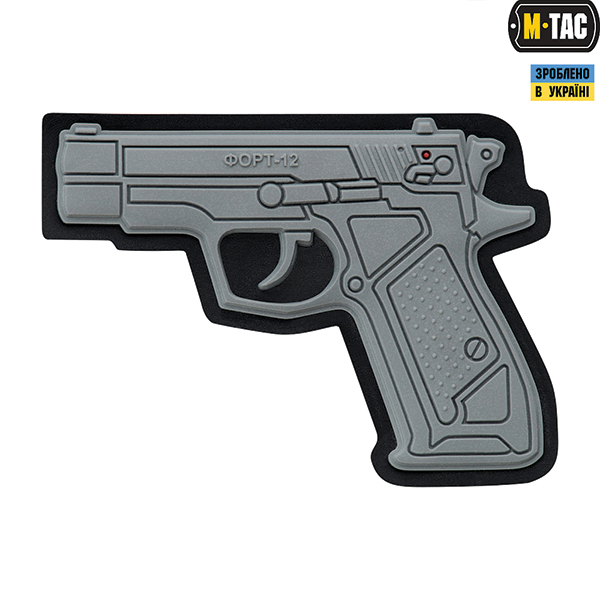M-Tac нашивка Ф-12 3D PVC Grey