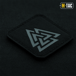 M-Tac нашивка Валькнут Laser Cut Black/Grey