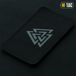 M-Tac нашивка Валькнут горизонтальна Laser Cut Black/Grey