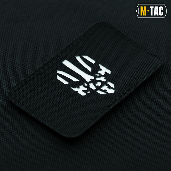 M-Tac нашивка Месник горизонтальна Laser Cut Black/GID. Фото 2