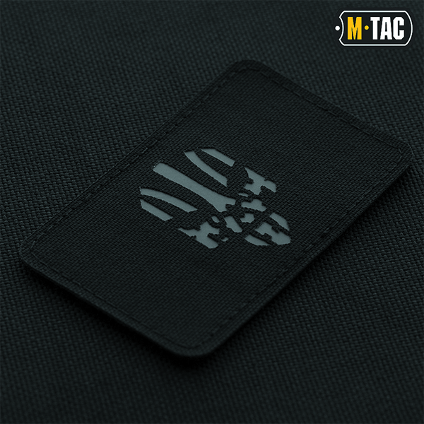 M-Tac нашивка Месник горизонтальна Laser Cut Black/Grey. Фото 2