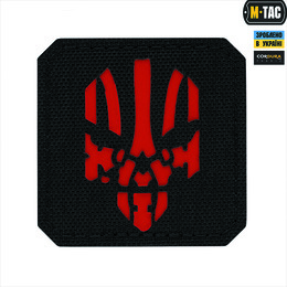 M-Tac нашивка Месник Laser Cut Black/Red