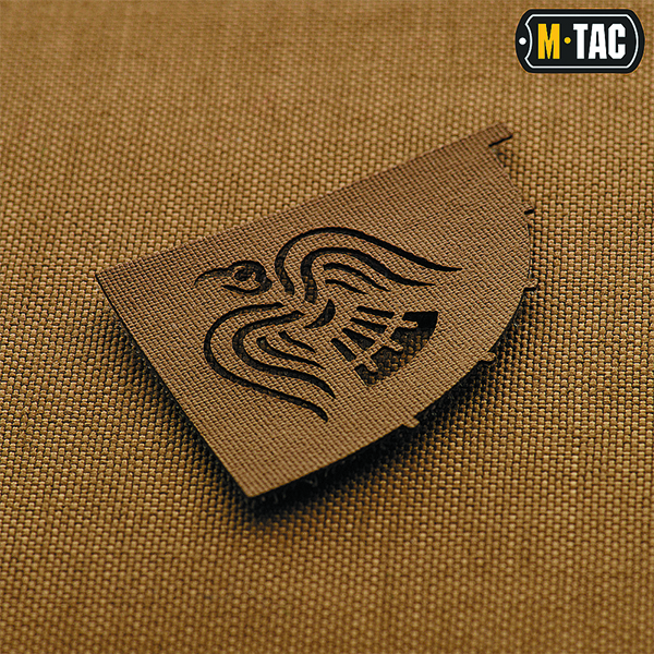 M-Tac нашивка Знам'я Ворона скрізна Laser Cut Coyote. Фото 3