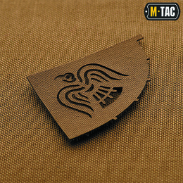 M-Tac нашивка Знам'я Ворона скрізна Laser Cut Coyote. Фото 3