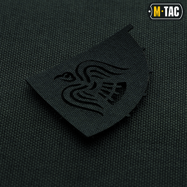 M-Tac нашивка Знам'я Ворона скрізна Laser Cut Black. Фото 2