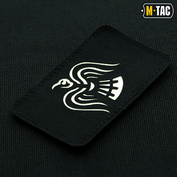 M-Tac нашивка Знам'я Ворона Laser Cut Black/GID. Фото 2
