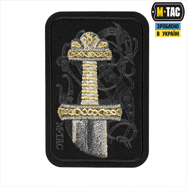 M-Tac нашивка Viking Sword (вишивка) Black