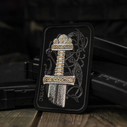 M-Tac нашивка Viking Sword (вишивка) Black