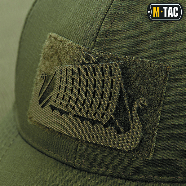 M-Tac нашивка Драккар скрізна Laser Cut Ranger Green. Фото 2