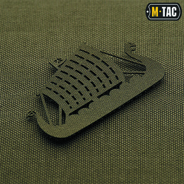 M-Tac нашивка Драккар скрізна Laser Cut Ranger Green. Фото 3