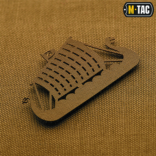 M-Tac нашивка Драккар скрізна Laser Cut Coyote. Фото 3