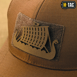 M-Tac нашивка Драккар скрізна Laser Cut Coyote