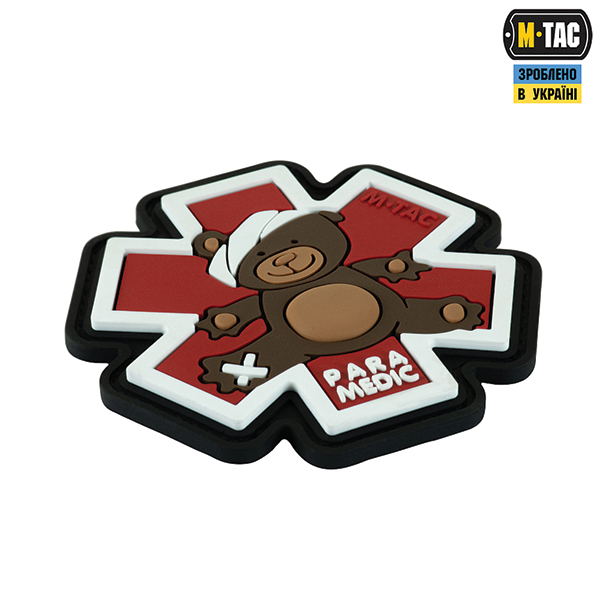 M-Tac нашивка Paramedic Медвідь (PVC) Brown/Black. Фото 2