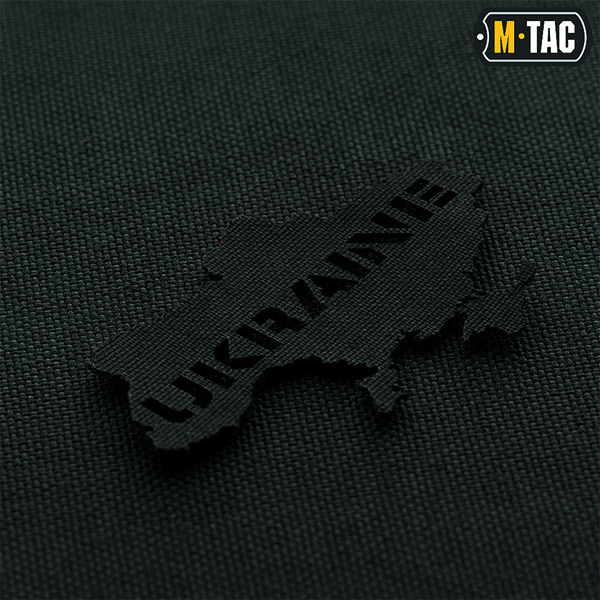 M-Tac нашивка Ukraine (контур) скрізна Laser Cut Black. Фото 3