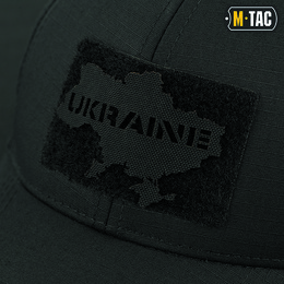 M-Tac нашивка Ukraine (контур) скрізна Laser Cut Black