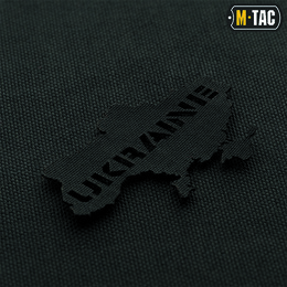 M-Tac нашивка Ukraine (контур) скрізна Laser Cut Black. Фото 3