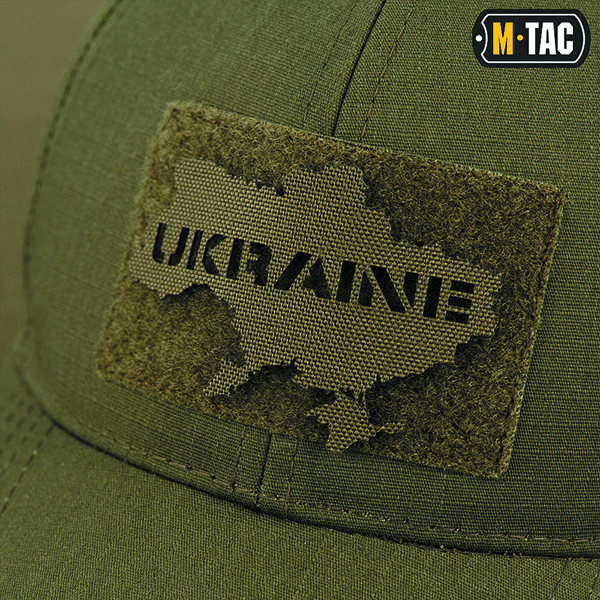 M-Tac нашивка Ukraine (контур) скрізна Laser Cut Ranger Green. Фото 2