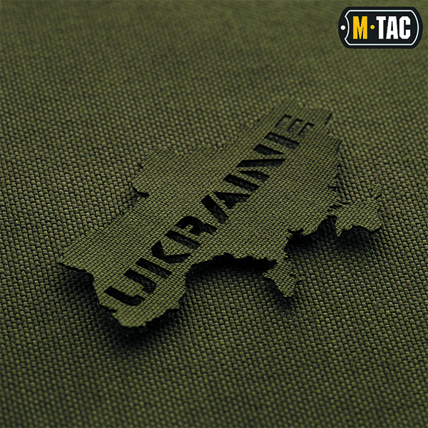 M-Tac нашивка Ukraine (контур) скрізна Laser Cut Ranger Green. Фото 3