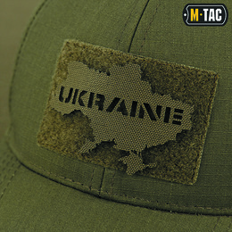 M-Tac нашивка Ukraine (контур) скрізна Laser Cut Ranger Green