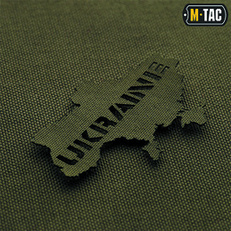 M-Tac нашивка Ukraine (контур) скрізна Laser Cut Ranger Green. Фото 3