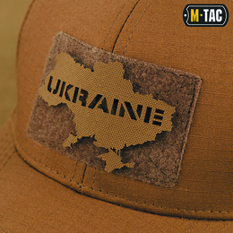 M-Tac нашивка Ukraine (контур) скрізна Laser Cut Coyote. Фото 2