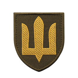 Нашивка Сухопутні війська ЗСУ олива/жовтий