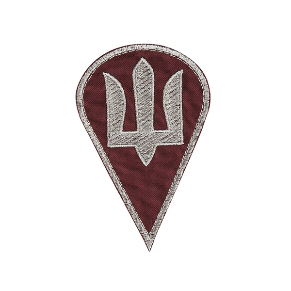 Нашивка ДШВ бордова