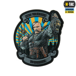 M-Tac нашивка Zero Tolerance PVC Grey