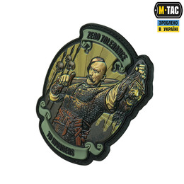 M-Tac нашивка Zero Tolerance PVC Olive. Фото 2