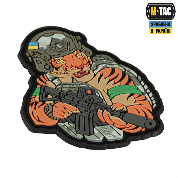M-Tac нашивка Тигр Зелений скотч PVC MМ14. Фото 2