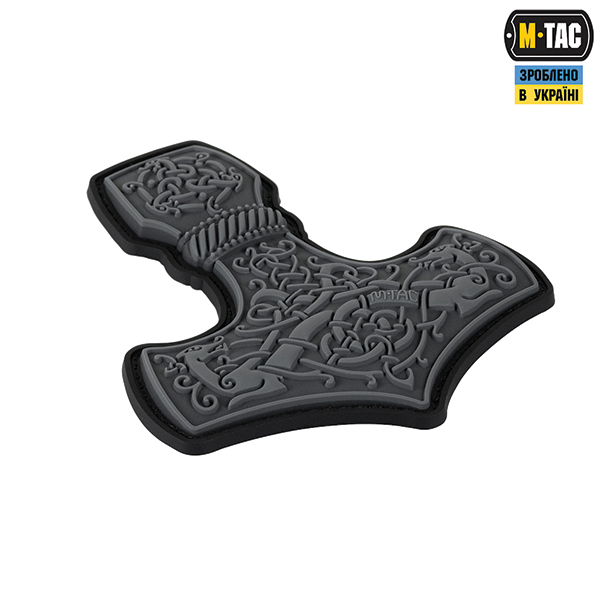  M-Tac нашивка Mjölnir Large PVC Grey. Фото 2