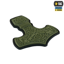 M-Tac нашивка Mjölnir Large PVC Olive