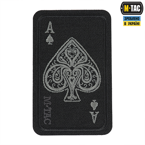 M-Tac нашивка Ace of Spades (вишивка) Black