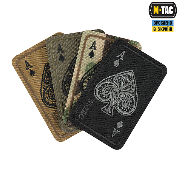 M-Tac нашивка Ace of Spades (вишивка) Black. Фото 2