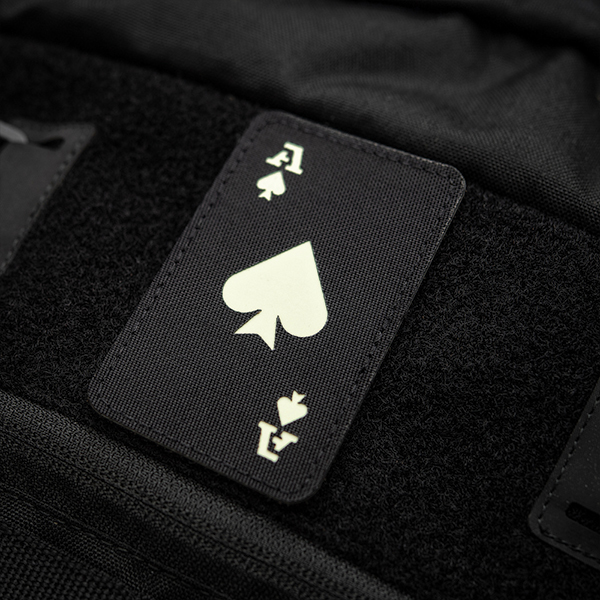 M-Tac нашивка Ace of Spades Laser Cut Black/GID. Фото 3