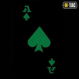 M-Tac нашивка Ace of Spades Laser Cut Black/GID. Фото 2