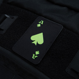 M-Tac нашивка Ace of Spades Laser Cut Black/GID. Фото 4