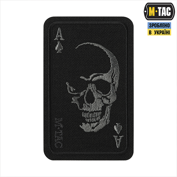 M-Tac нашивка Face of war (вишивка) Black