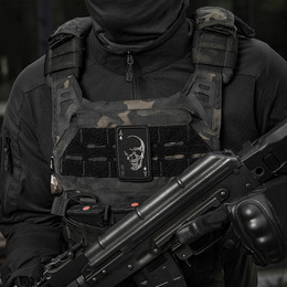 M-Tac нашивка Face of war (вишивка) Black. Фото 3