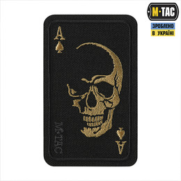 M-Tac нашивка Face of war (вишивка) Black/Orange