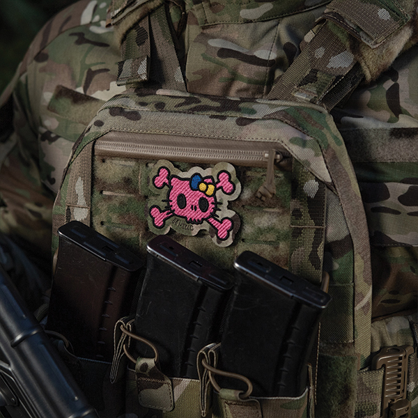 M-Tac нашивка KITTY (вишивка) Pink/Multicam. Фото 2
