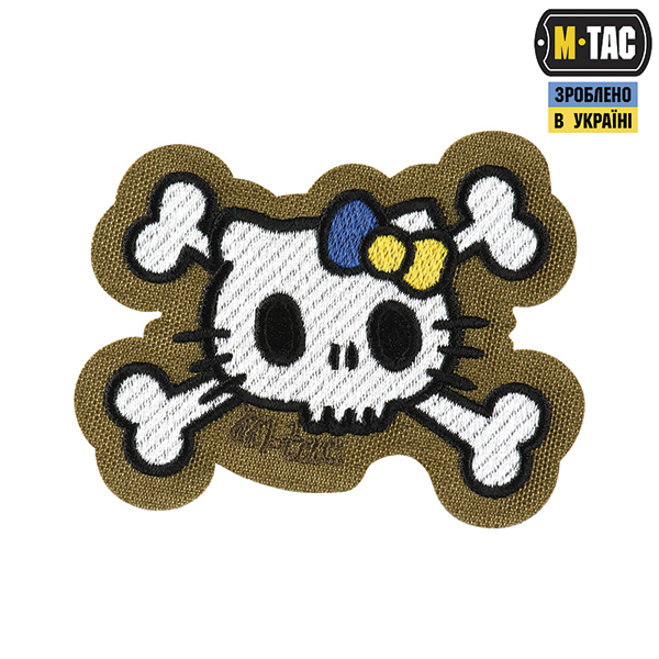 M-Tac нашивка KITTY (вишивка) White/Coyote