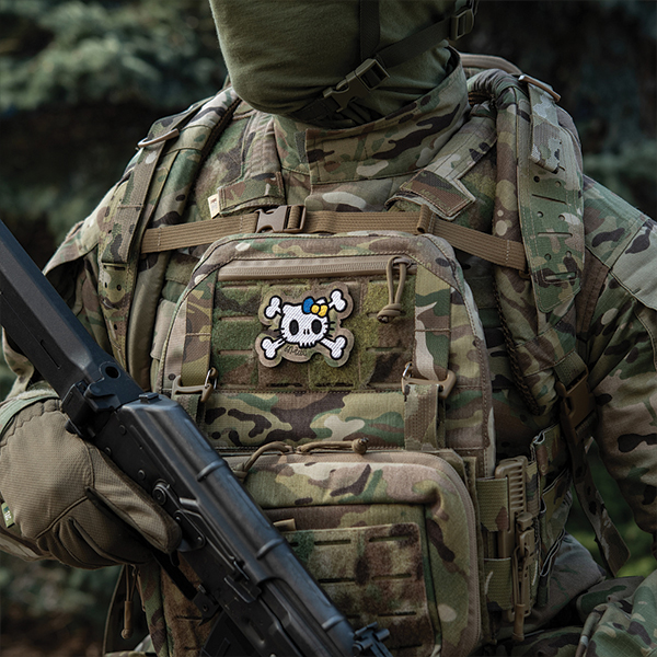 M-Tac нашивка KITTY (вишивка) White/Multicam. Фото 2