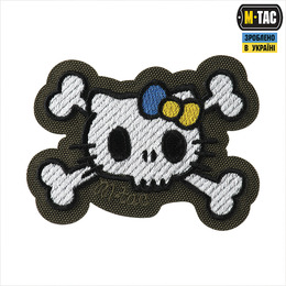 M-Tac нашивка KITTY (вишивка) White/Ranger Green
