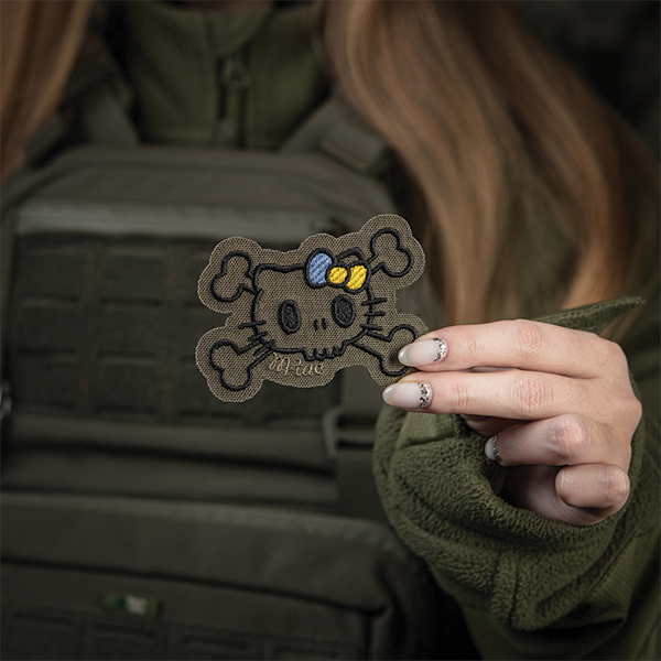 M-Tac нашивка KITTY контур (вишивка) Ranger Green. Фото 4