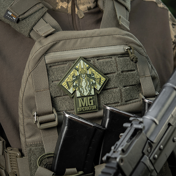 M-Tac нашивка MG Operator PVC друк Ranger Green. Фото 4