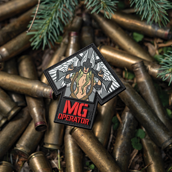 M-Tac нашивка MG Operator PVC друк Red/Grey. Фото 3